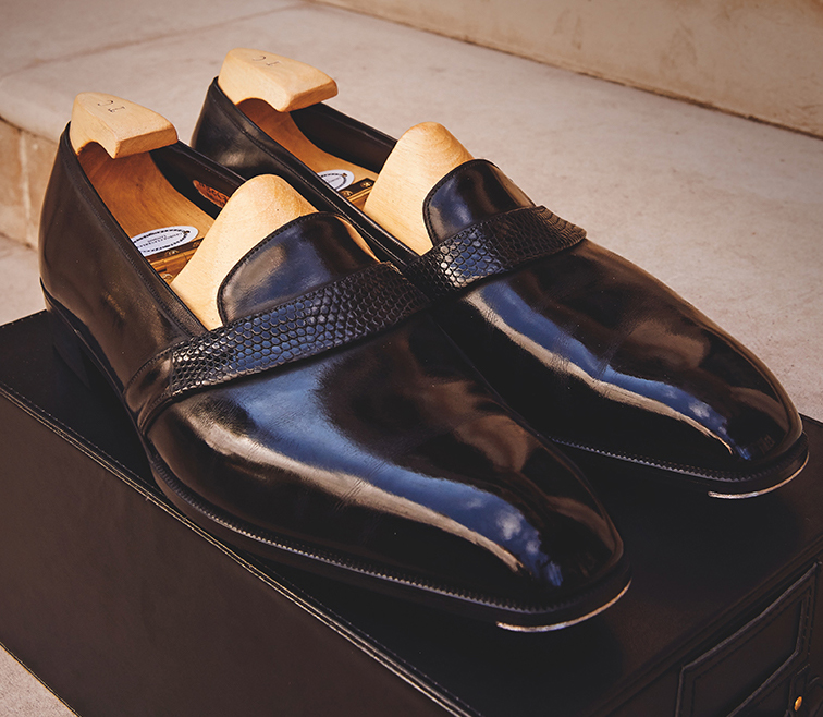 ジョージクレバリー スリッポンjohnlobb